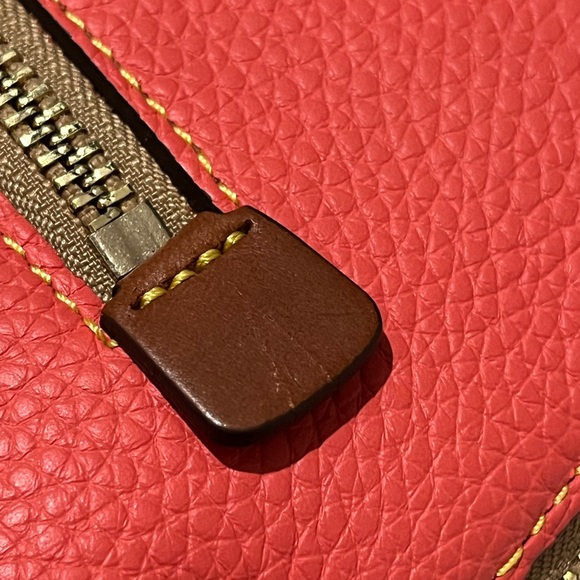 NWT Dooney & Bourke Pebble Grain Backpack- Geranium - Picture 9 of 13